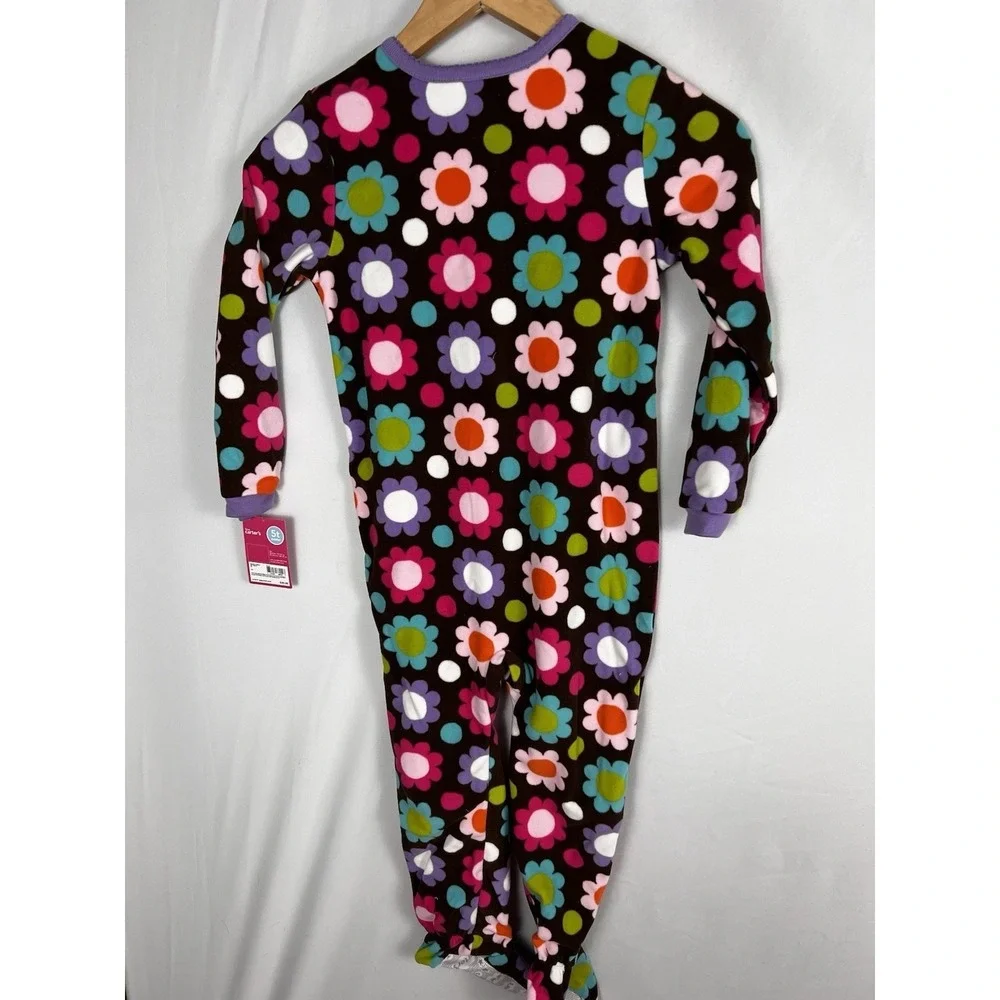 Carter's Girls Footed Flannel Pajamas Size 5T